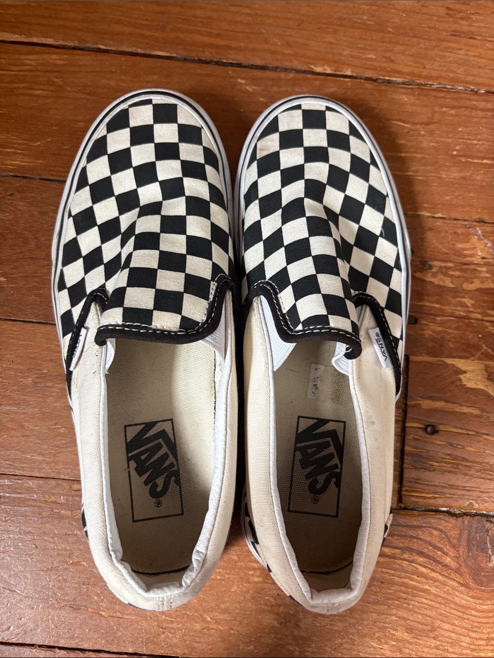 Vans Classic Slip-On Checkerboard Shoe Women’s size 7.5 - Picture 7 of 8
